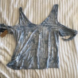 Off the shoulder tank